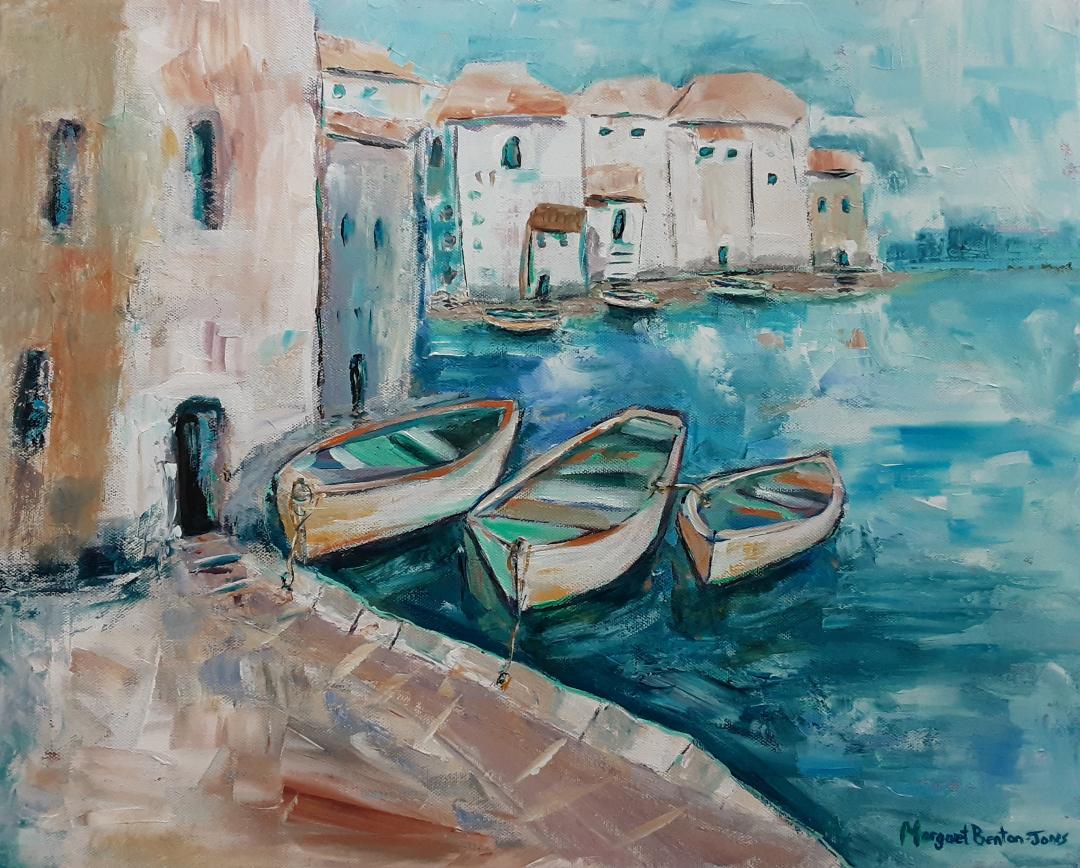 Margaret Benton-Jones -Fishing Village On the Mediterranean