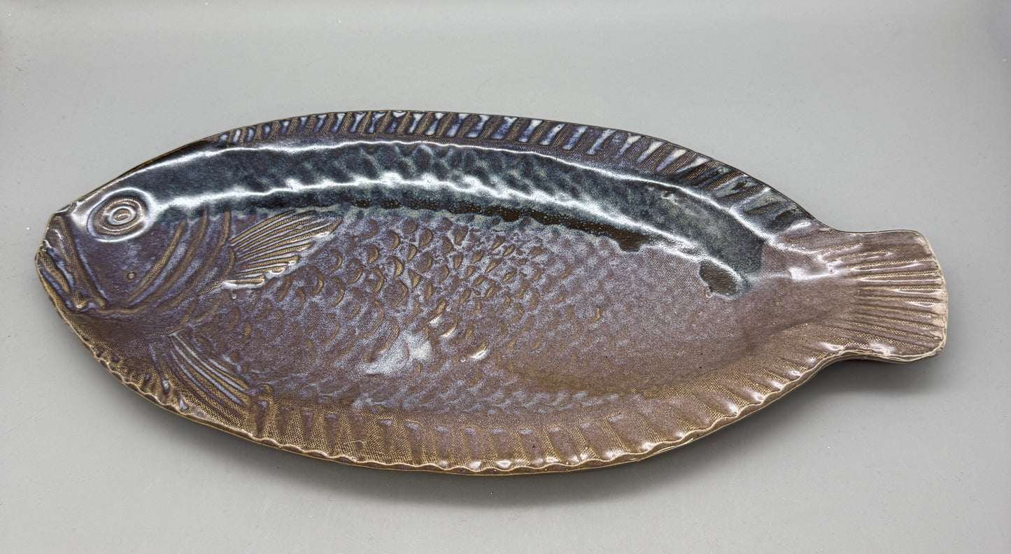 Karen Podd - Blue Fish Plate