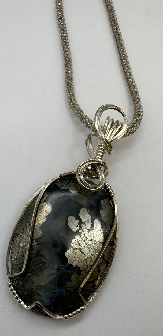 Reyne Bucholz-Marcasite Wire Wrapped Necklace