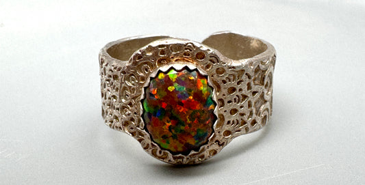 Cynthia Quesenberry -Sterling Silver Gem Ring