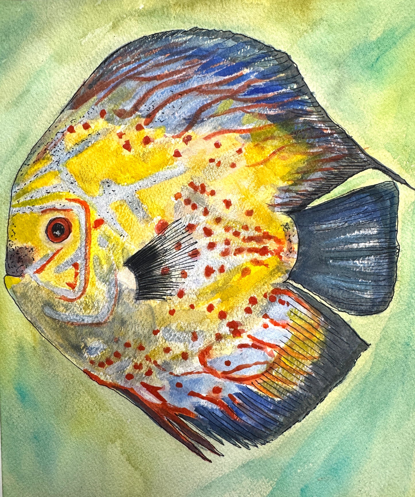 Karen Pittman- Just Keep Swimming Print