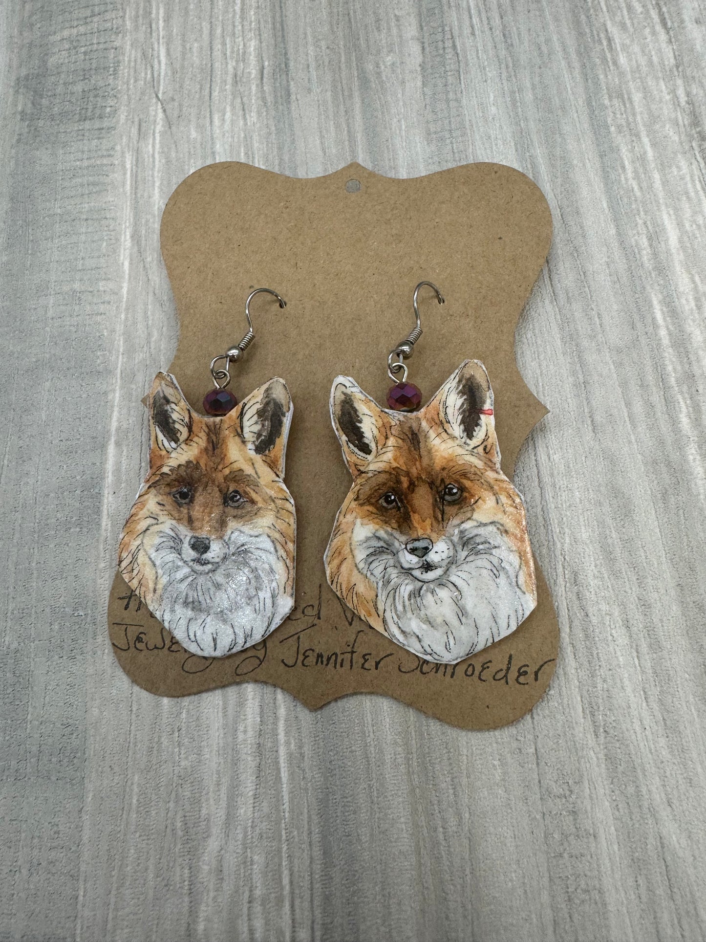 Jennifer Schroeder- Fox Earrings