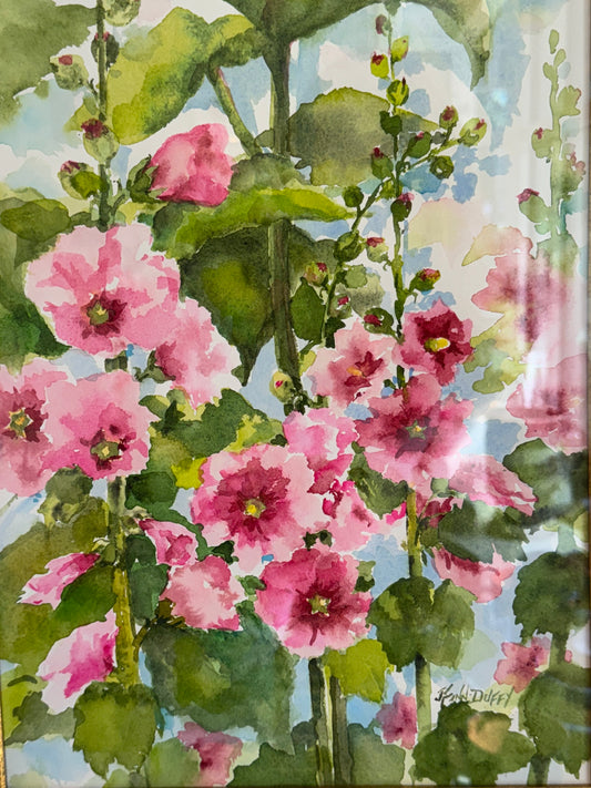 Jan Finn-Duffy - Hollyhock Spires