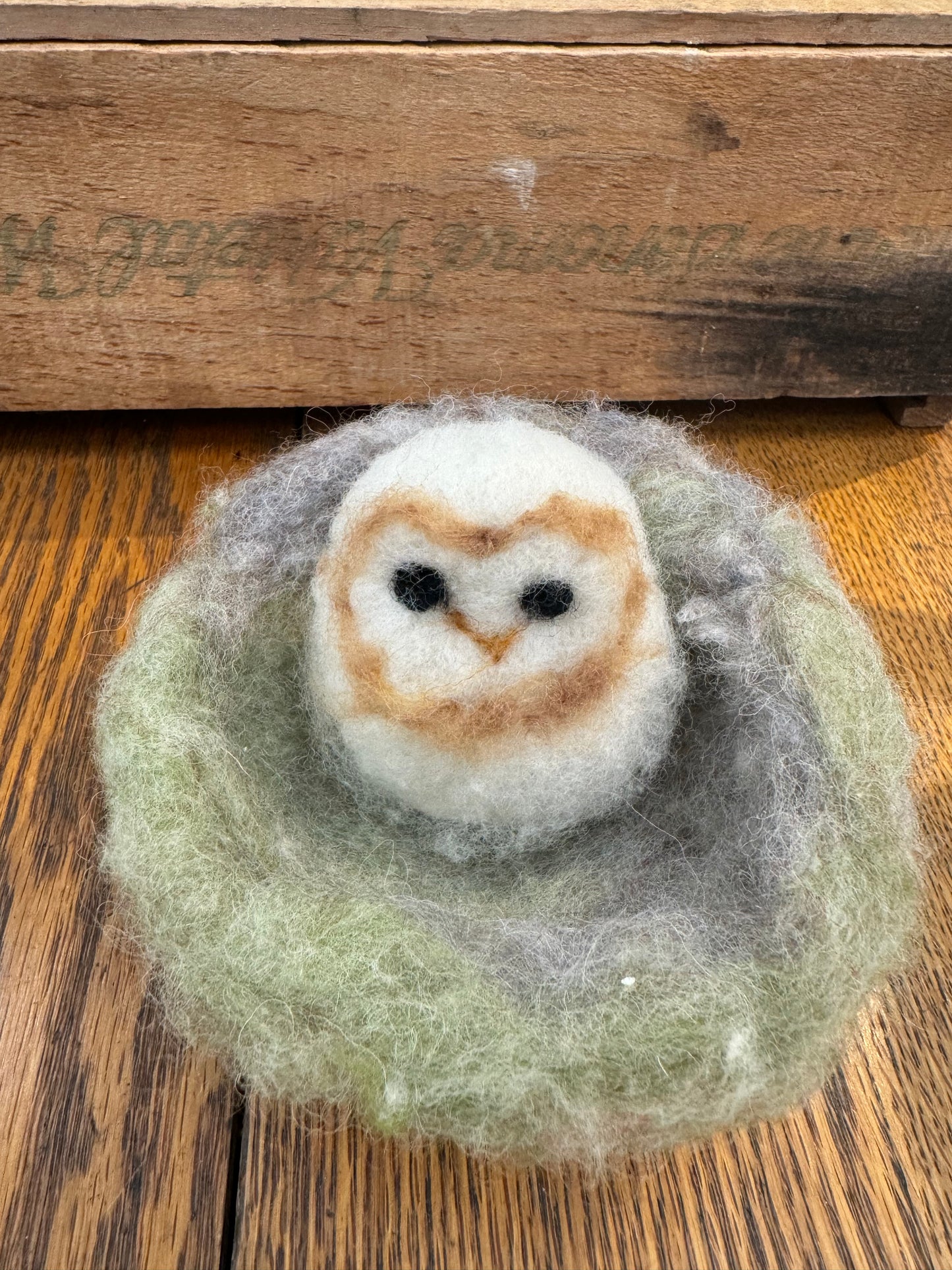 Adelle Hudgins- Felted Owl