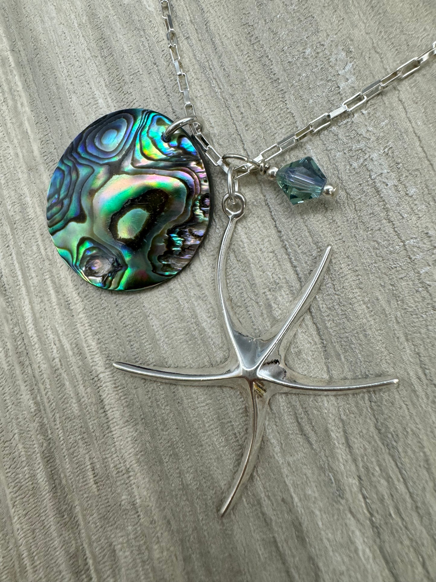 Jim and Linda Harrison - Abalone and Sterling Silver Necklace