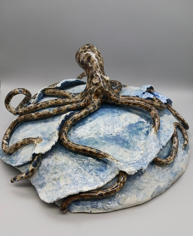 Peggy Shifflett-Octopus on Waves